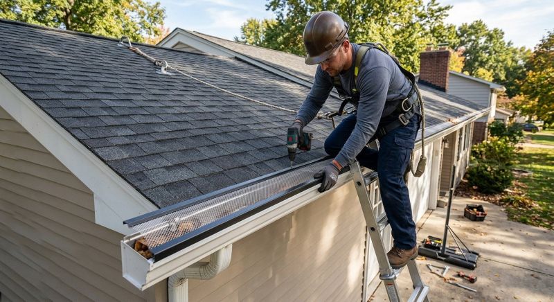 Round Gutters Installation