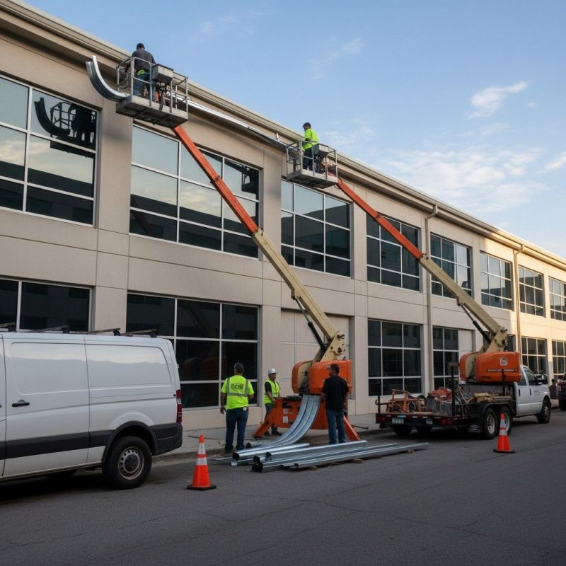 Round Gutters Installation