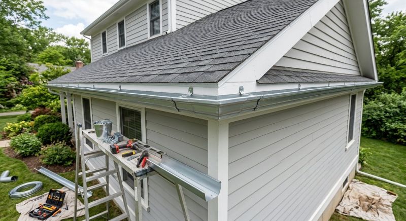 Steel Gutter Installation in Mcdonough, GA